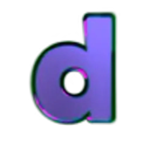 🔡 Эмодзи «Glowing Edge Font» для Telegram