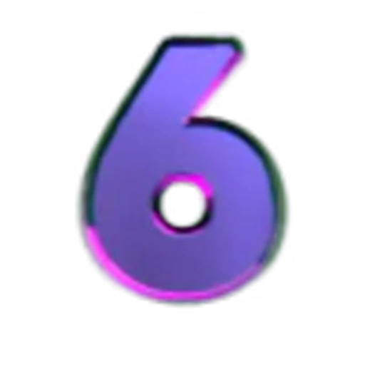 6️⃣ Эмодзи «Glowing Edge Font» для Telegram