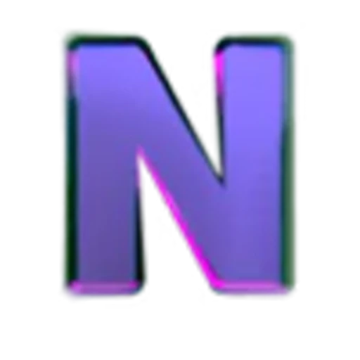 🔠 Эмодзи «Glowing Edge Font» для Telegram