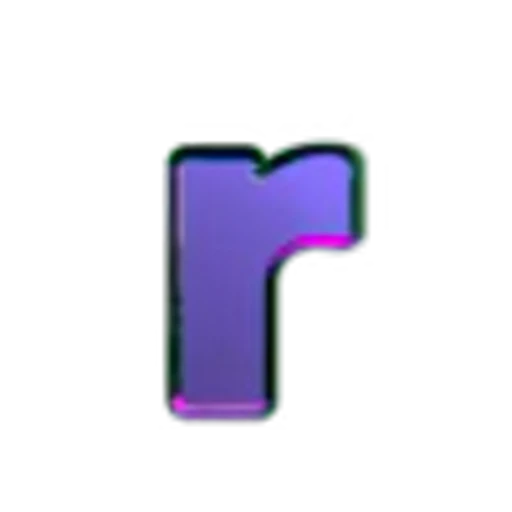 🔡 Эмодзи «Glowing Edge Font» для Telegram