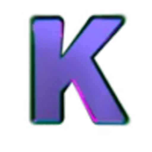 🔠 Эмодзи «Glowing Edge Font» для Telegram