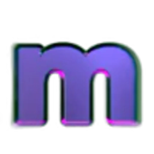 🔡 Эмодзи «Glowing Edge Font» для Telegram
