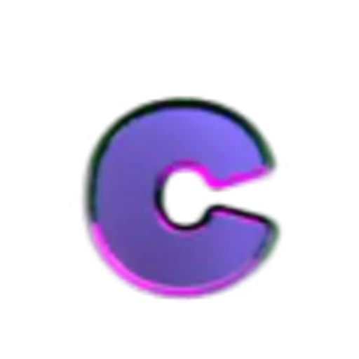 🔡 Эмодзи «Glowing Edge Font» для Telegram