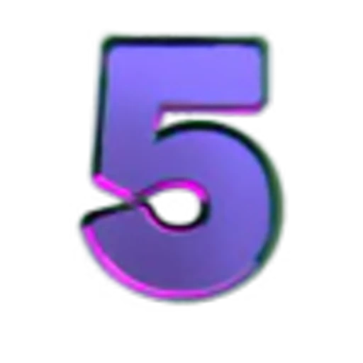 5️⃣ Эмодзи «Glowing Edge Font» для Telegram