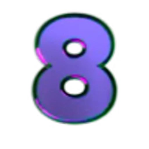 8️⃣ Эмодзи «Glowing Edge Font» для Telegram