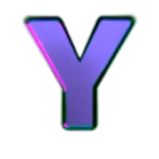 🔠 Эмодзи «Glowing Edge Font» для Telegram