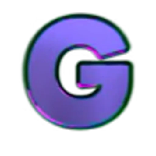 🔠 Эмодзи «Glowing Edge Font» для Telegram