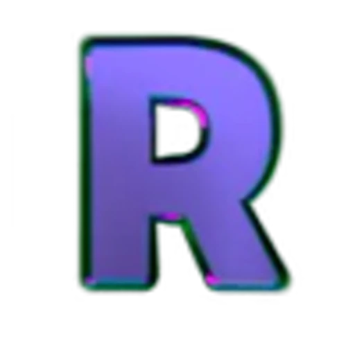 🔠 Эмодзи «Glowing Edge Font» для Telegram