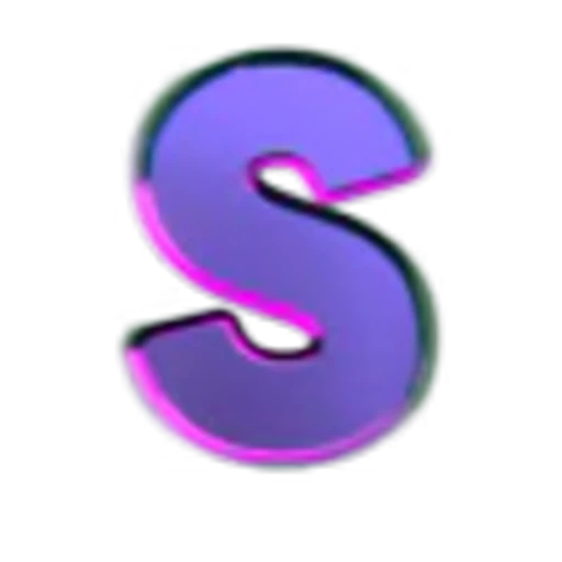 🔠 Эмодзи «Glowing Edge Font» для Telegram