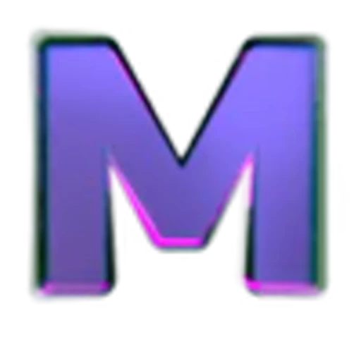 🔠 Эмодзи «Glowing Edge Font» для Telegram