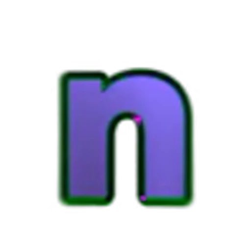 🔡 Эмодзи «Glowing Edge Font» для Telegram