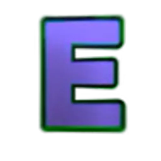 🔠 Эмодзи «Glowing Edge Font» для Telegram