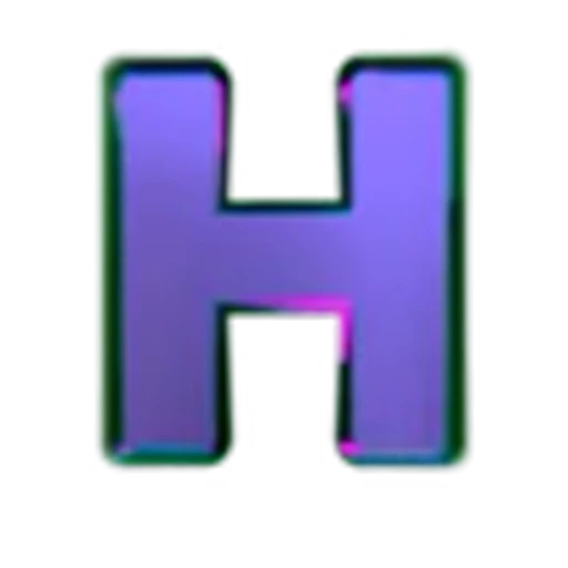 🔠 Эмодзи «Glowing Edge Font» для Telegram