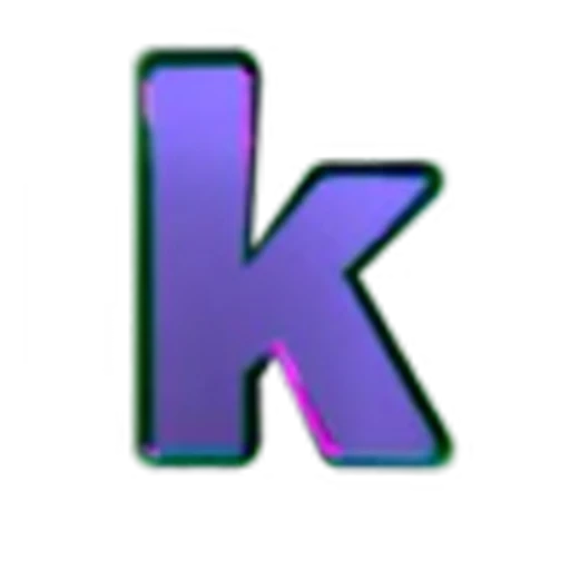 🔡 Эмодзи «Glowing Edge Font» для Telegram