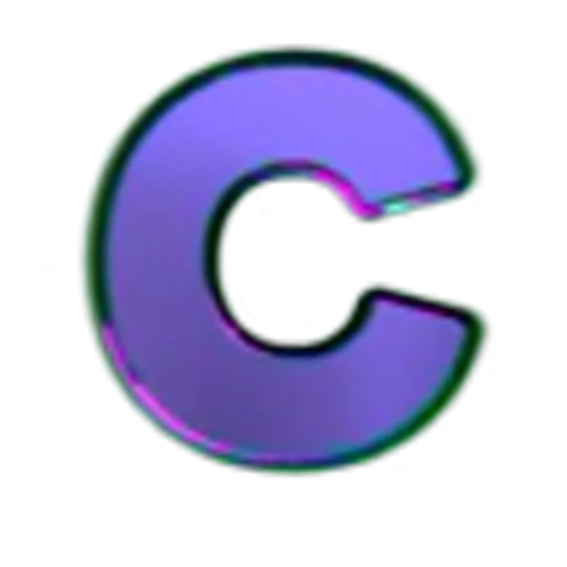 🔠 Эмодзи «Glowing Edge Font» для Telegram
