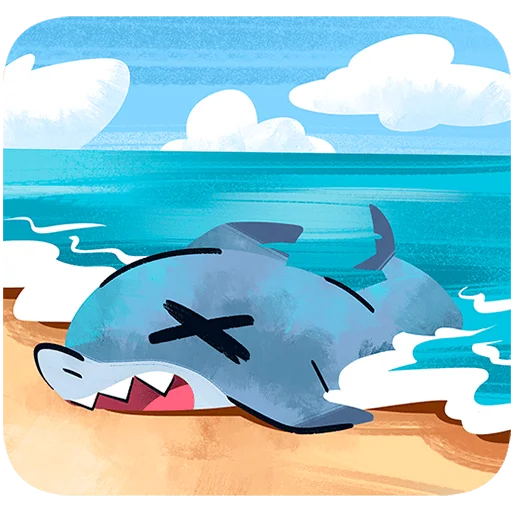 😵 Стикер «Глуббер Без Текста» для Telegram