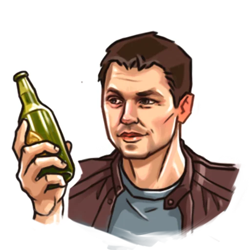 🍺 Стикер «Глухарь» для Telegram