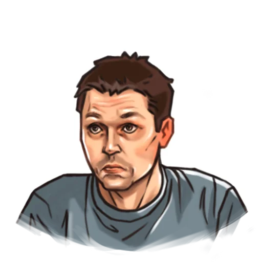 ☹️ Стикер «Глухарь» для Telegram