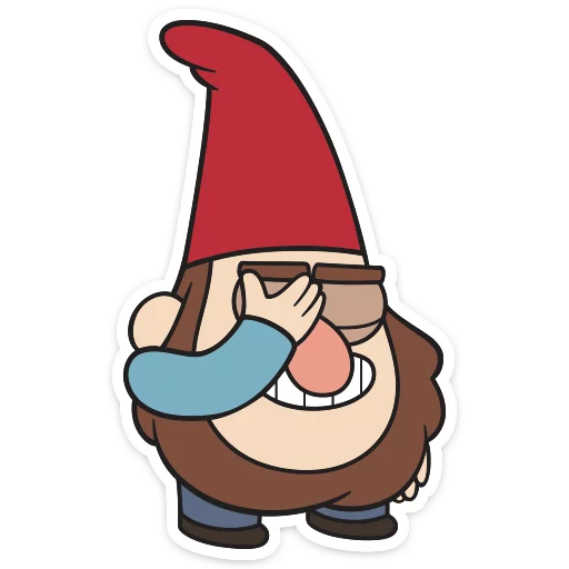 🤦‍♂️ Стикер «Гномы Гравити фолз» для Telegram