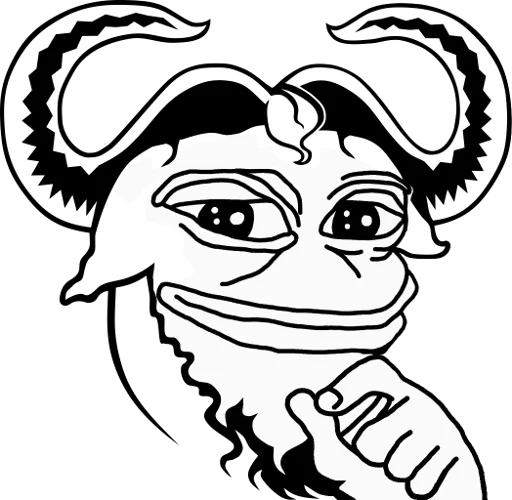 Стикерпак GNU/Memes для Telegram