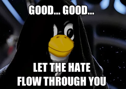 😏 Стикер «GNU/Memes» для Telegram