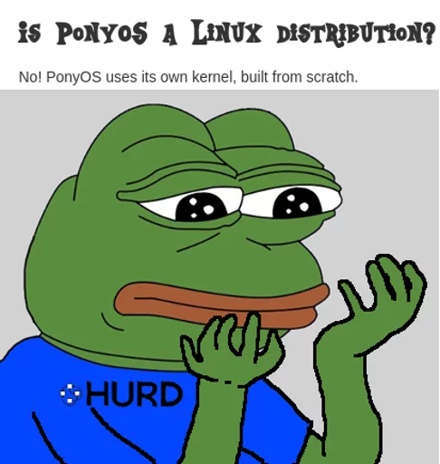 😵 Стикер «GNU/Memes» для Telegram