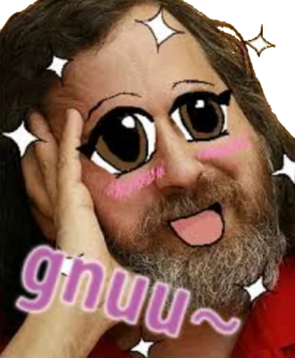 🤡 Стикер «GNU/Memes» для Telegram