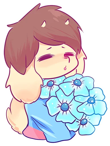 🌸 Стикер «GoatFrisk» для Telegram