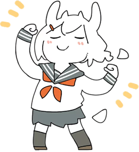 😌 Стикер «Goat Girl» для Telegram