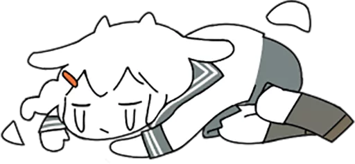 😭 Стикер «Goat Girl» для Telegram