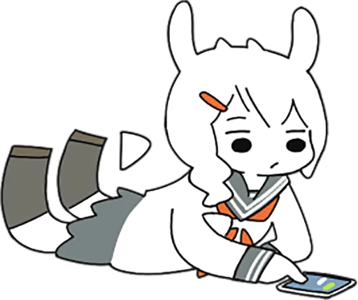 😶 Стикер «Goat Girl» для Telegram