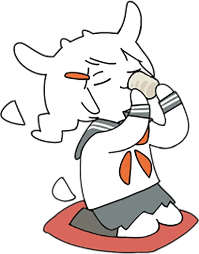 🍵 Стикер «Goat Girl» для Telegram