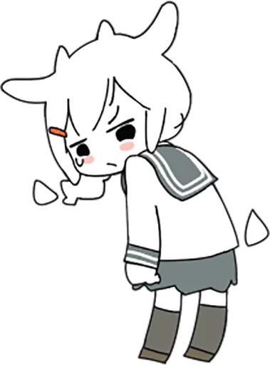 😤 Стикер «Goat Girl» для Telegram