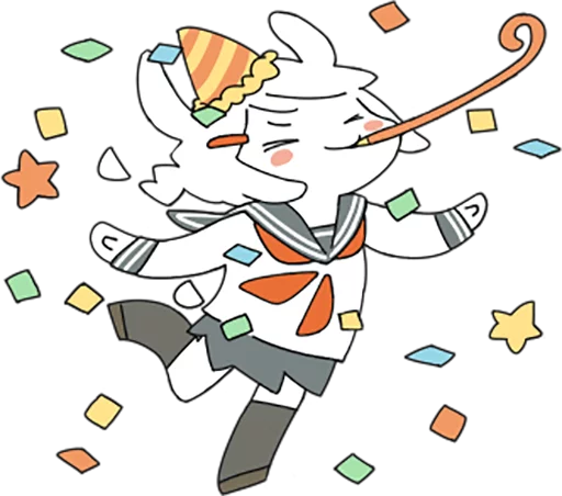 🎉 Стикер «Goat Girl» для Telegram