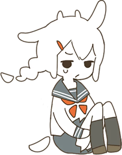 😒 Стикер «Goat Girl» для Telegram
