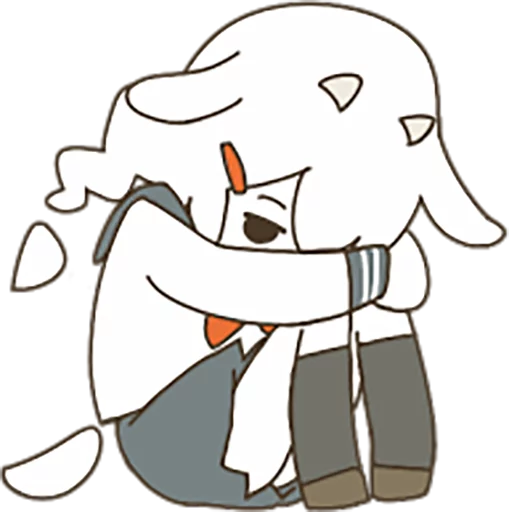👁 Стикер «Goat Girl» для Telegram