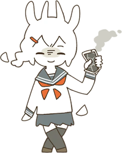 🙃 Стикер «Goat Girl» для Telegram