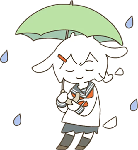 💧 Стикер «Goat Girl» для Telegram
