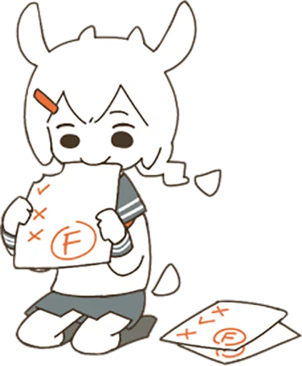 💯 Стикер «Goat Girl» для Telegram