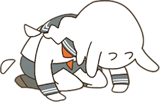 🙇 Стикер «Goat Girl» для Telegram