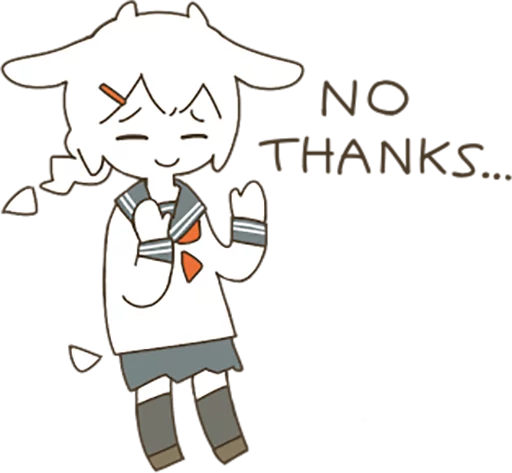 😅 Стикер «Goat Girl» для Telegram