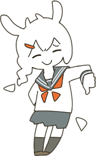 👎 Стикер «Goat Girl» для Telegram