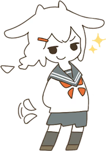 😌 Стикер «Goat Girl» для Telegram