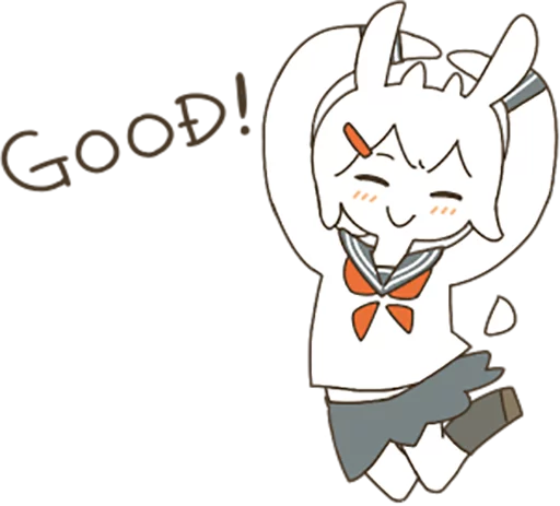 🙆 Стикер «Goat Girl» для Telegram
