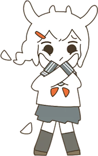 🙅 Стикер «Goat Girl» для Telegram