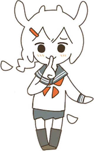 🤐 Стикер «Goat Girl» для Telegram
