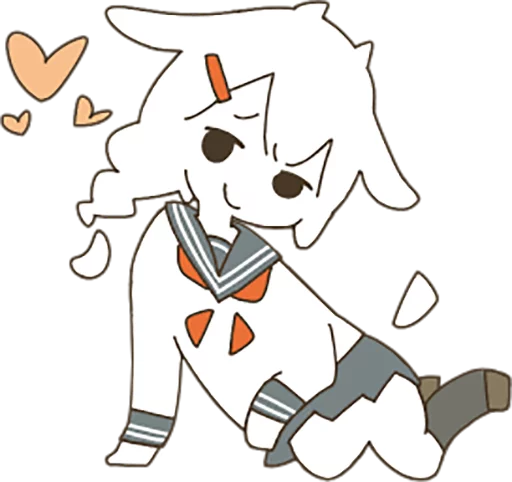 😏 Стикер «Goat Girl» для Telegram