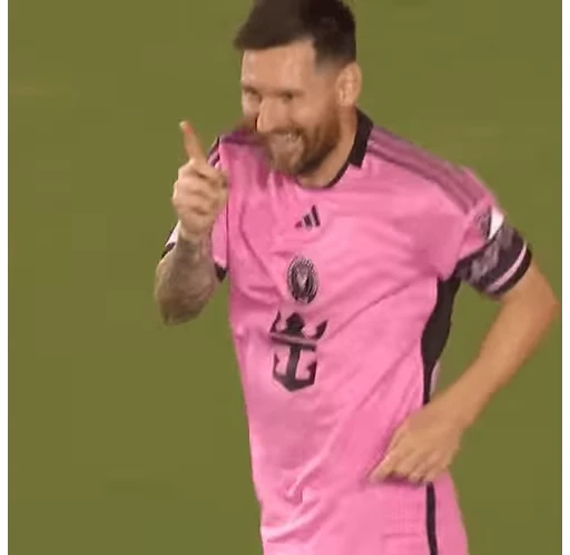 👆 Стикер «Leo Messi» для Telegram