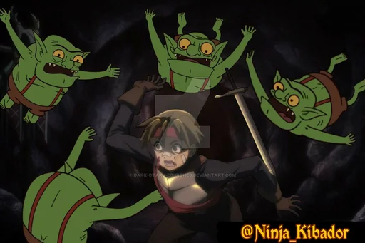 😂 Стикер «Goblin Slayer» для Telegram