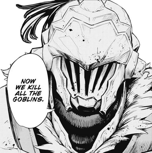 ☠ Стикер «Goblin Slayer» для Telegram